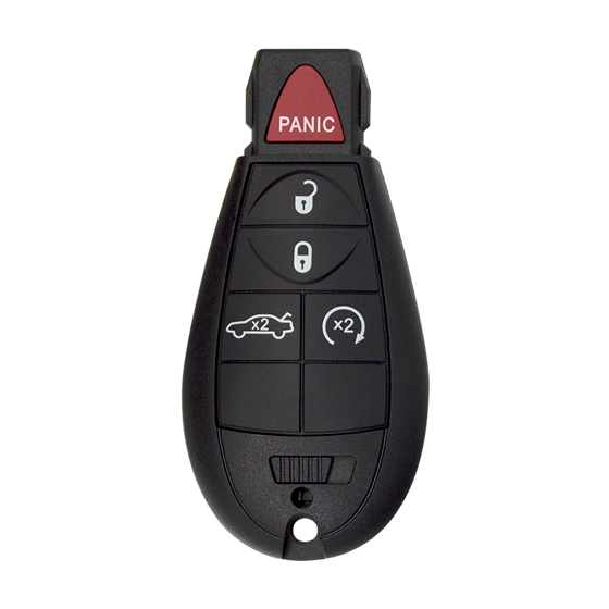 For Chrysler-Dodge-Jeep 5-Button IYZ-C01C w/Trunk Fobik Smart Keys Shells #1887