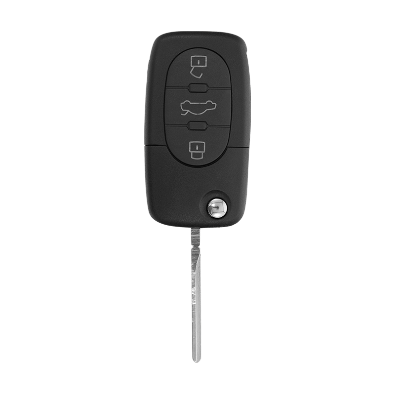 For Volkswagen 3-Button (Round) Flip key Shells #1846