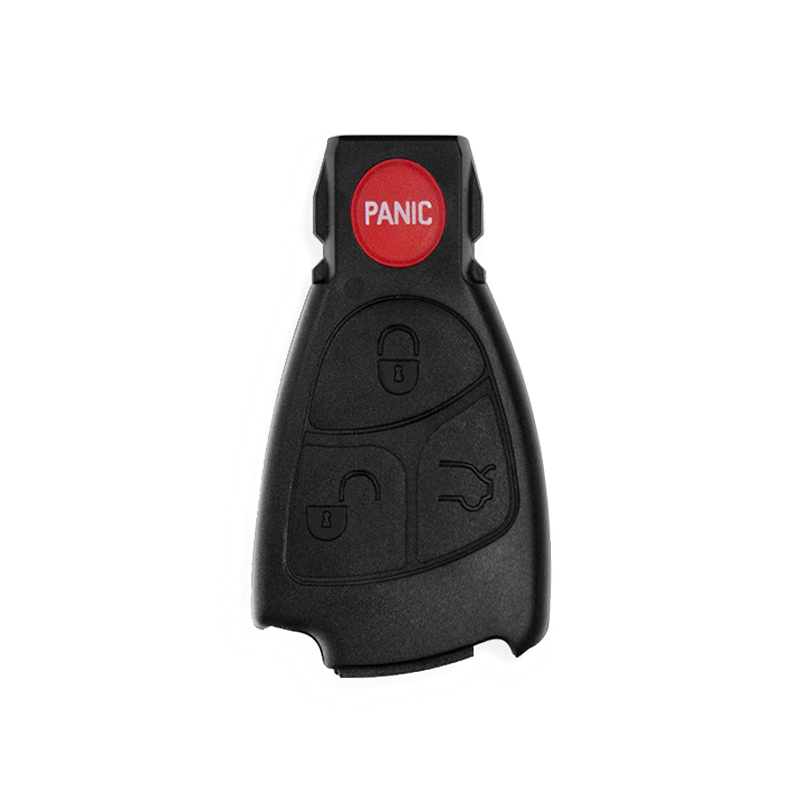 For Mercedes-Benz 4-Button (Black) Housing Smart Keys Shells #1853