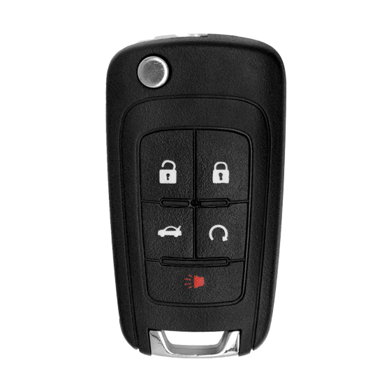 For GM 2010-2019 5-Button OHT01060512 Non-PEPS 5924369 w/Trunk & RS Remote Flip Key (S) #242