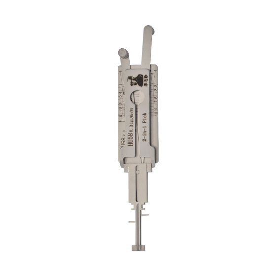 Original Lishi 2 in 1 for BMW HU58-S7BW-P 4-Track V.3 Ign/Dr/Bt #L1063