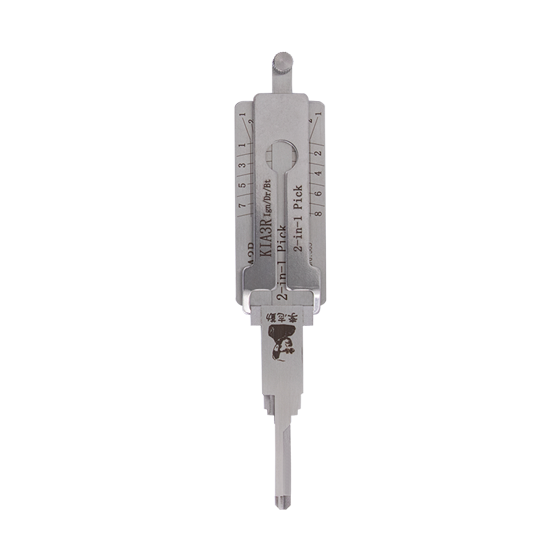 Original Lishi 2 in 1 8-Cut for KIA KIA3R-KK3-X253 Dr/Bt #L1020