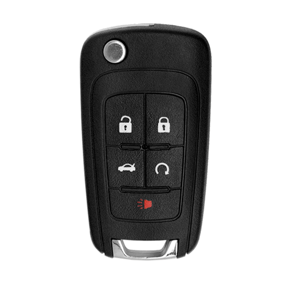 For GM 2010-2019 5-Button OHT01060512 PEPS w/Trunk Remote Flip Key (S) #243