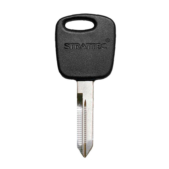 Strattec 2001-2004 H86-H74PT For Mazda Tribute w/Log Transponder Key 691643ACB001