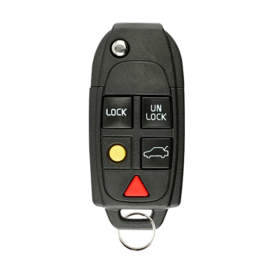 For Volvo 5-Button LQNP2T-APU w/Trunk & Ligths Megamos 48 315Mhz Remote Flip Key (E ) #307