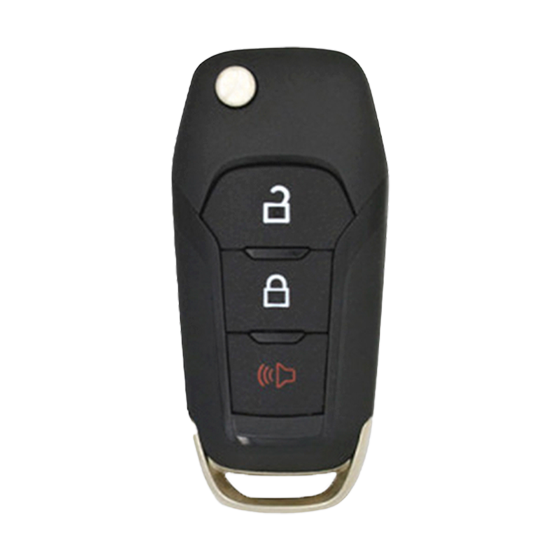 For Ford Trucks & SUV'ss 2015-2021 3-Button N5F-A08TAA (PN:164-R8130) 5923667 HU101 Blade Hitag-PRO 49 Chip (128-BIT) 315Mhz Remote Flip key (S) #124