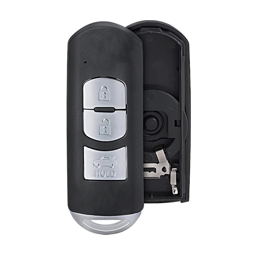 For Mazda 3, CX3, CX5, CX9 2013-2020 3-Button WAZSKE13D01 w/Trunk Smart Keys Shells #1867