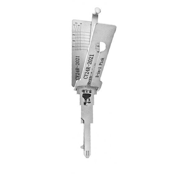 Original Lishi 2 in 1 8-Cut for Chrysler CY24R-2021 #L1077