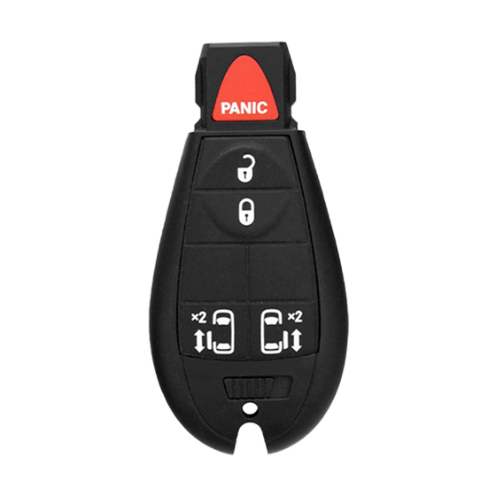 Metallo PREMIUM For Chrysler 2008-2019 5-Button IYZ-C01C w/Slidding Doors Fobik Smart Keys Shells (T) #1890