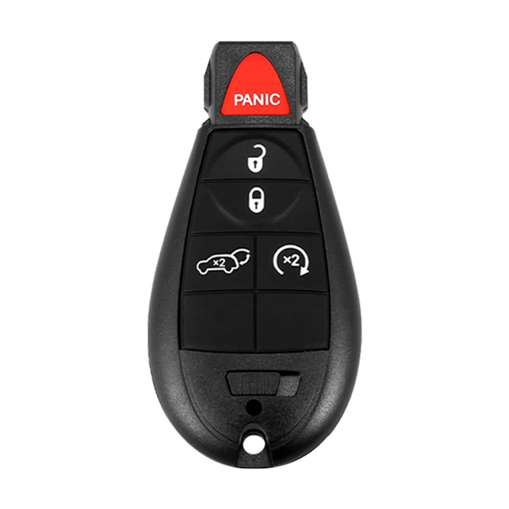 For Jeep Cherokee 2014-2019 5-Button GQ4-53T w/Hatch & RS 4A Chip 433Mhz Fobik Smart Key (B) #58