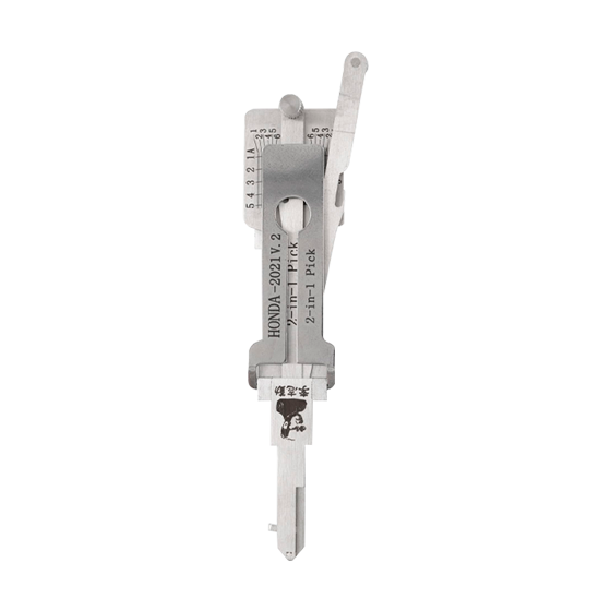 Original Lishi 2 in 1 for Honda-2021 V2 Cut out #L1014