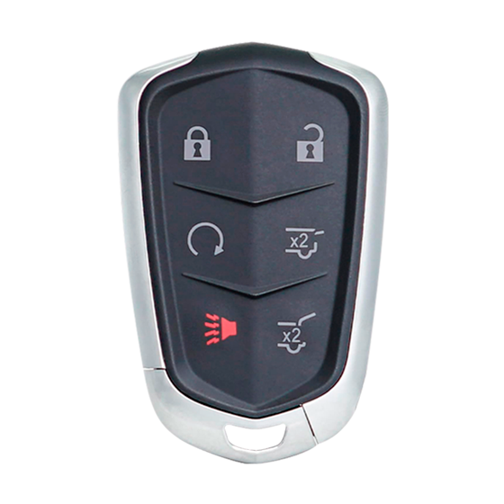For Cadillac Escalade 2015-2019 6-Button HYQ2EB (PN:13594029) w/Hatch & RS 433Mhz Smart Key #247