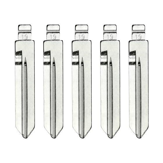 5-Pack H75 For Xhorse Remotes Flip Key Blade w/Roll Pins