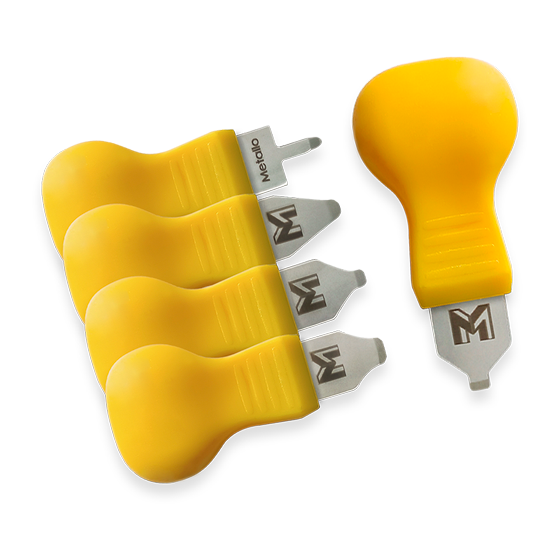 5 Pieces Kit Open remotes tool Yellow #F4