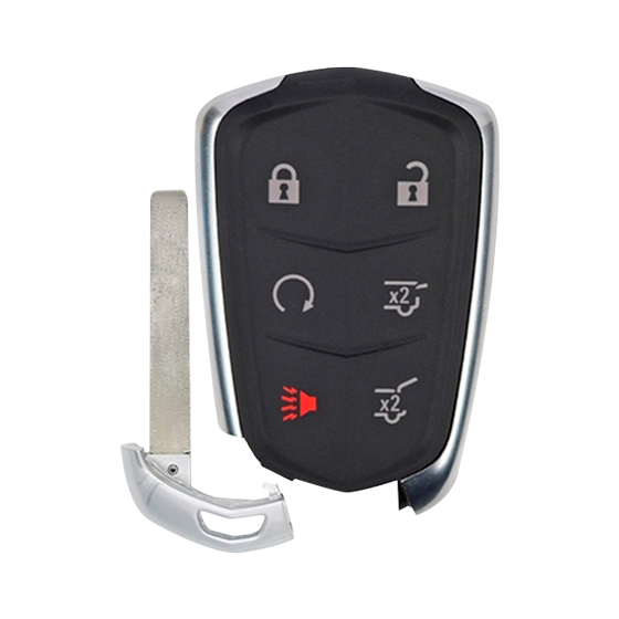 Metallo PREMIUM For Cadillac Escalade (SUV's) 2014-2019 6-Button HYQ2AB Smart Keys Shells (T) #1695