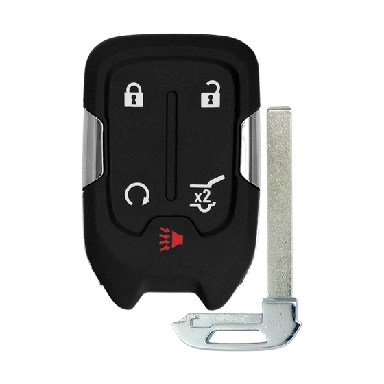 Metallo PREMIUM For Chevrolet-GMC SUV's 2015-2020 5-Button HYQ1EA w/Hatch & RS Smart Keys Shells (T) #1692