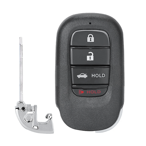 Metallo PREMIUM For Honda Civic 2022 4-Button KR5TP-4 (PN:72147-T20-A01) w/Trunk Smart Keys Shells (T) #1652