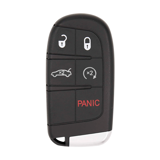 For Chrysler-Dodge 2015-2021 5-Button M3M-40821302 (PN:68394191AA) w/Trunk 4A Chip (PCF7953) 433Mhz Smart Key #25