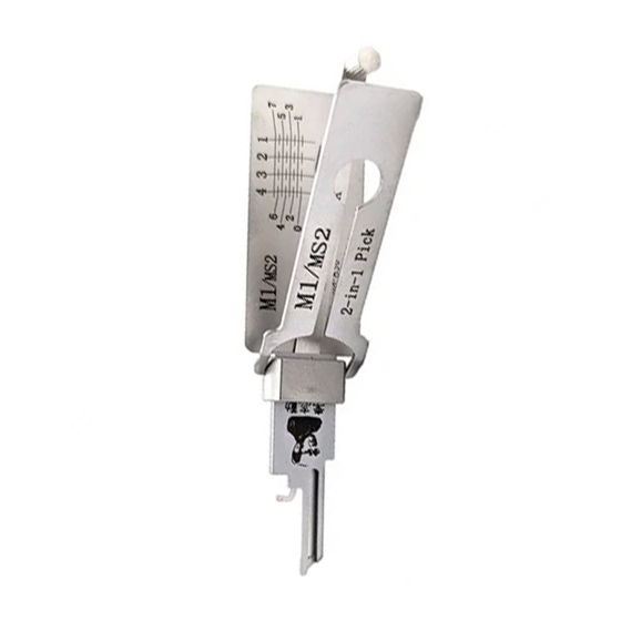 Original Lishi 2 in 1 for Master Lock M1/MS2 (4-Pin) (Anti-Glare) #L1108