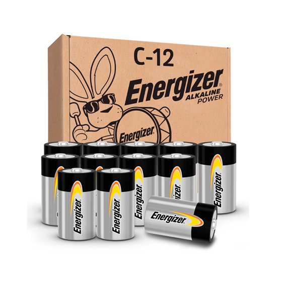 C-12 Energizer Alkaline C Batteries