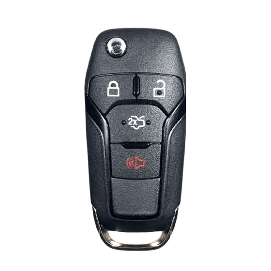 For Ford 4-Button 1 N5F-A04TAA w/1 Sliding Doors Flip key Shells #1838