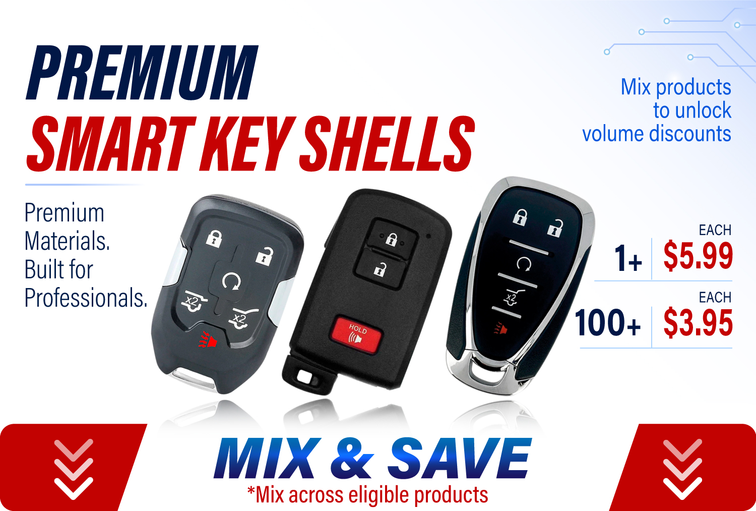 Premium Smart Key Shells